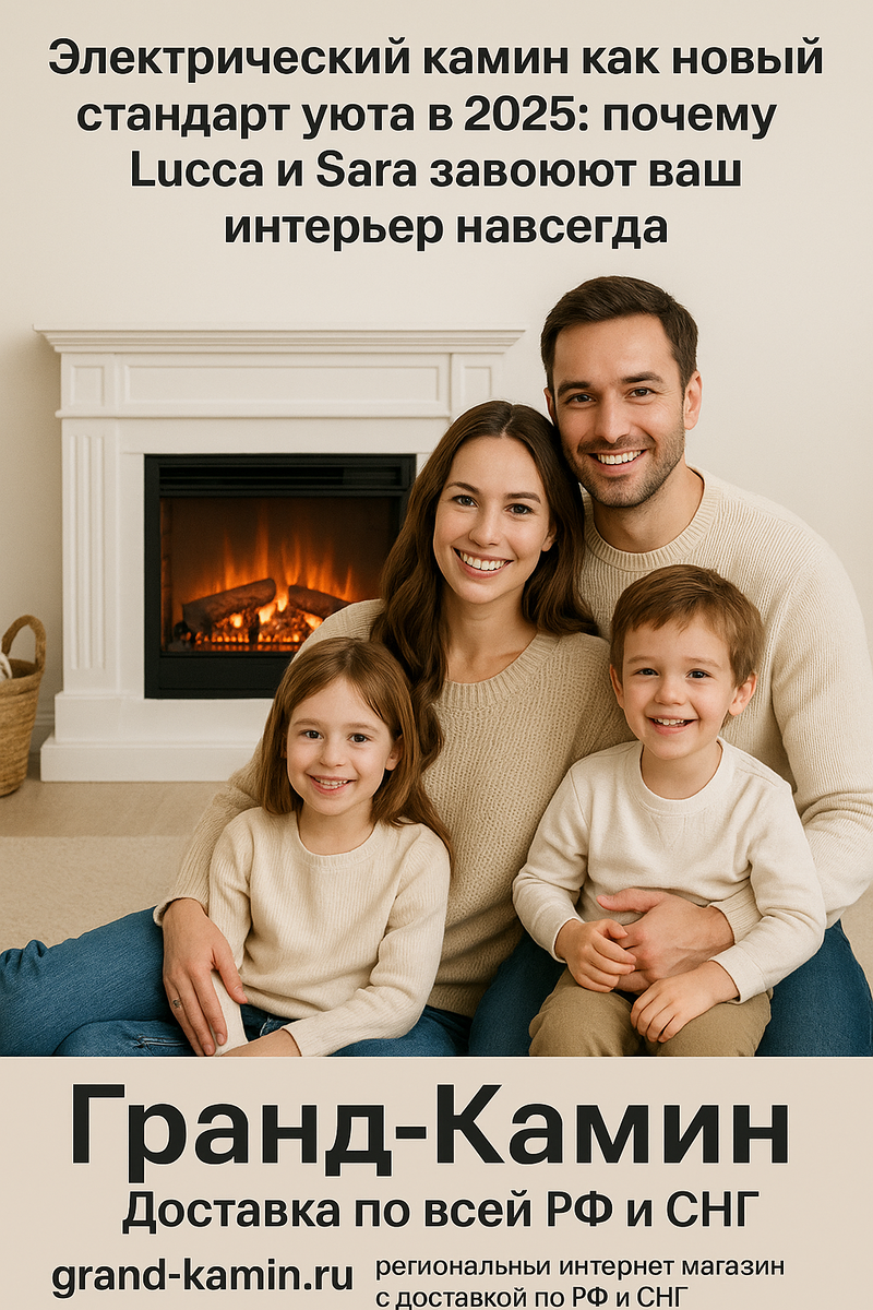    Электрический камин как новый стандарт уюта в 2025: почему Lucca и Sara завоюют ваш интерьер навсегда Kamin