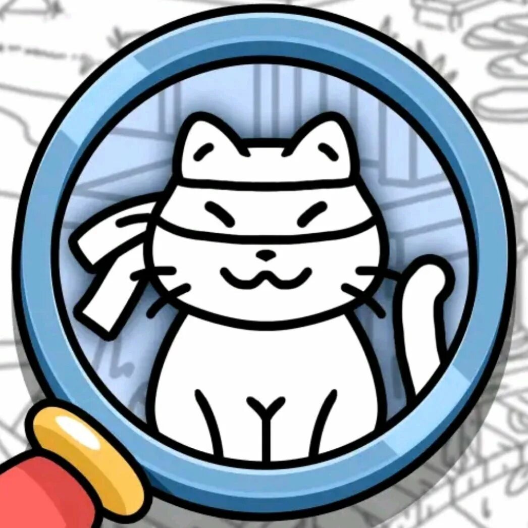 Заставка игры Find the cat