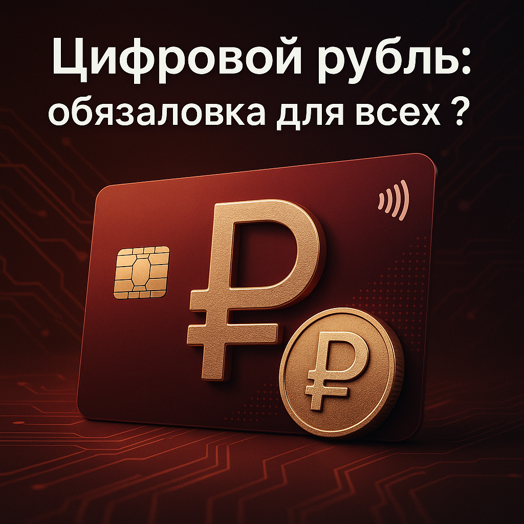 💳 Цифровой рубль: обязаловка для всех