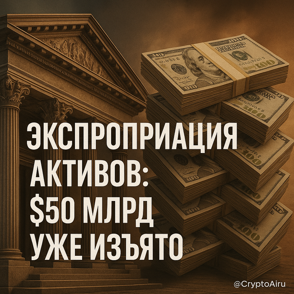 🏛 Экспроприация активов: $50 млрд уже изъято