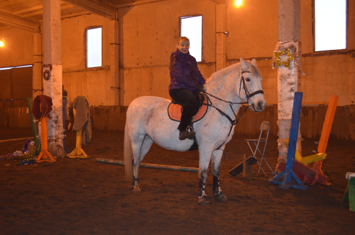 Я и мой конь Алмаз