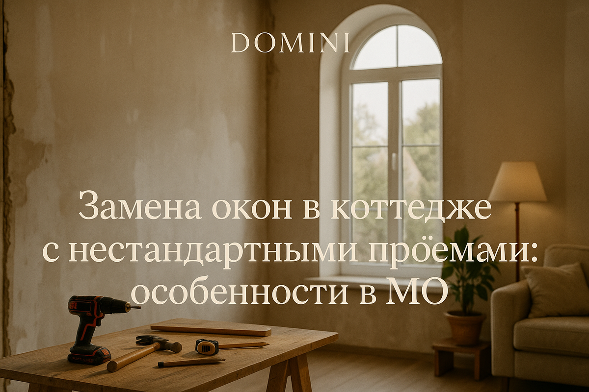    Замена нестандартных окон в коттедже: советы для Московской области