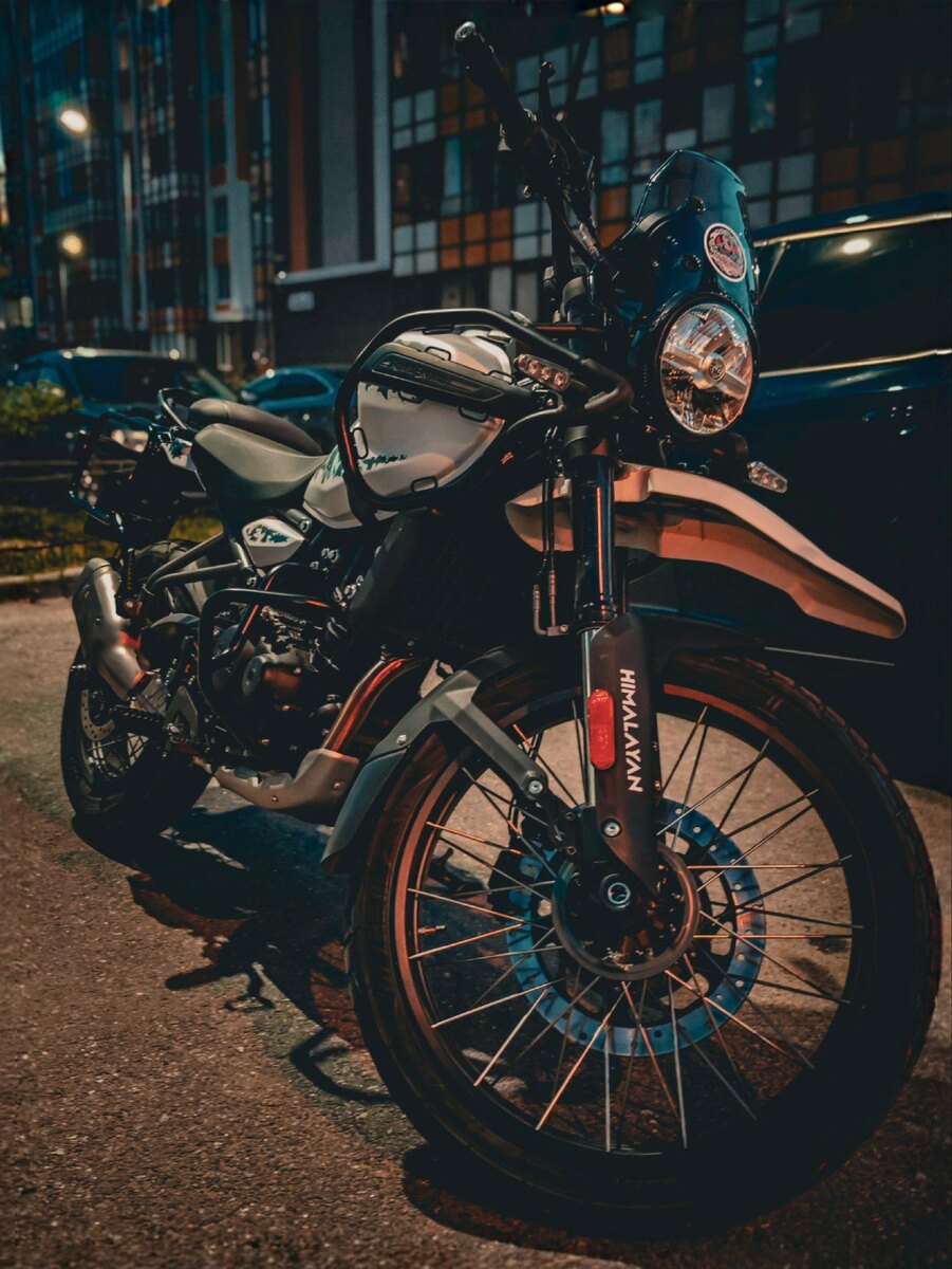 Royal Enfield Himalayan 450 Матвея Огулова из Мотовикингов