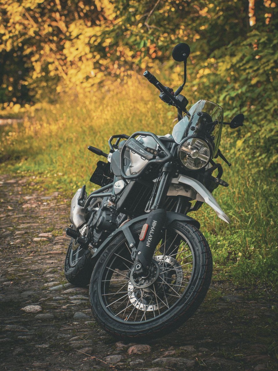 Royal Enfield Himalayan 450 Матвея Огулова из Мотовикингов