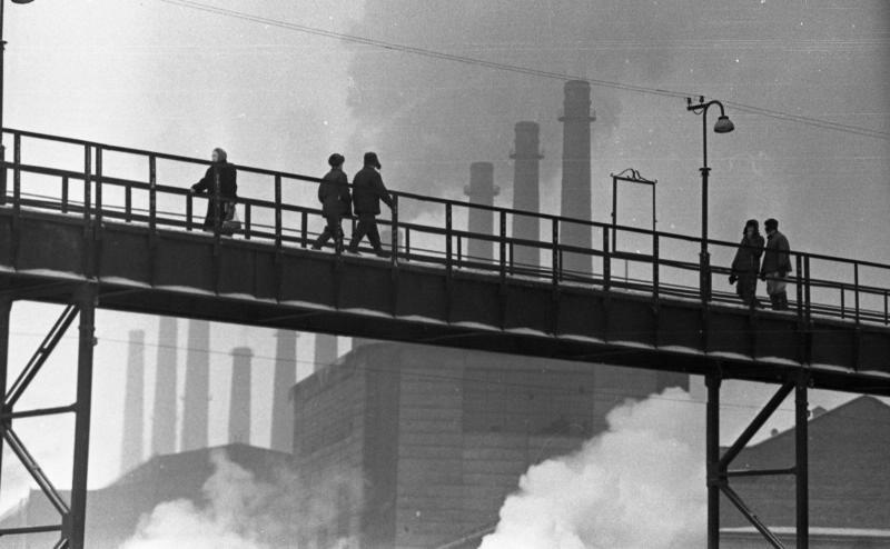 Магнитогорский металлургический комбинат. Эстакада. Всеволод Тарасевич, 1964 год, г. Магнитогорск, МАММ/МДФ.
