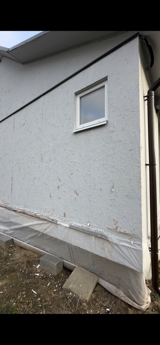 OSB плиты, после покраски (отщелушивание), в следсвтии, плохая адгезия, грибок и плесень.