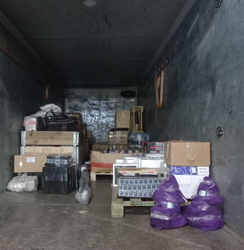 Пример груза в транспорте