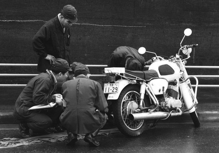 Мотоцикл преступника