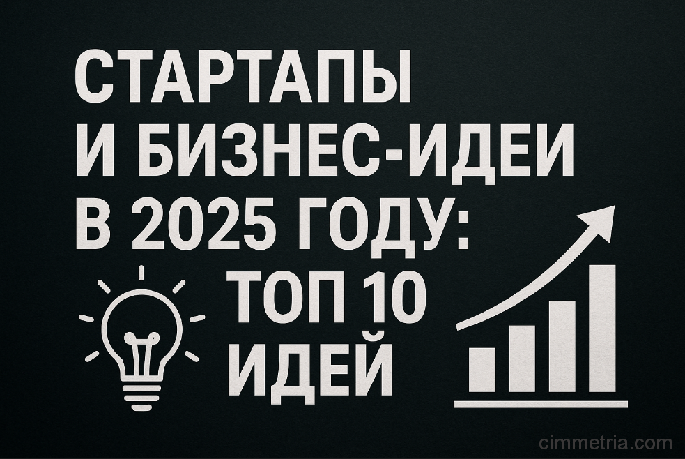 Стартапы и бизнес идеи в 2025 году: топ 10 идей