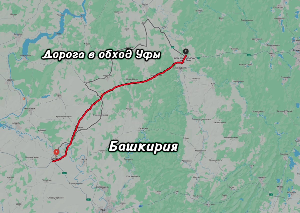 Запущенный участок М-12