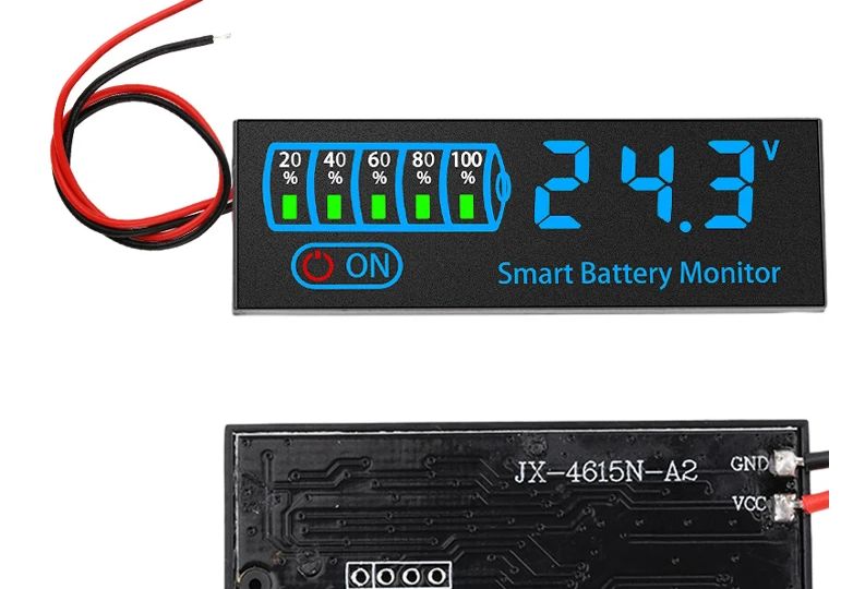 📊 Модуль-индикатор заряда 4615N с вольтметром: настройка и подключение