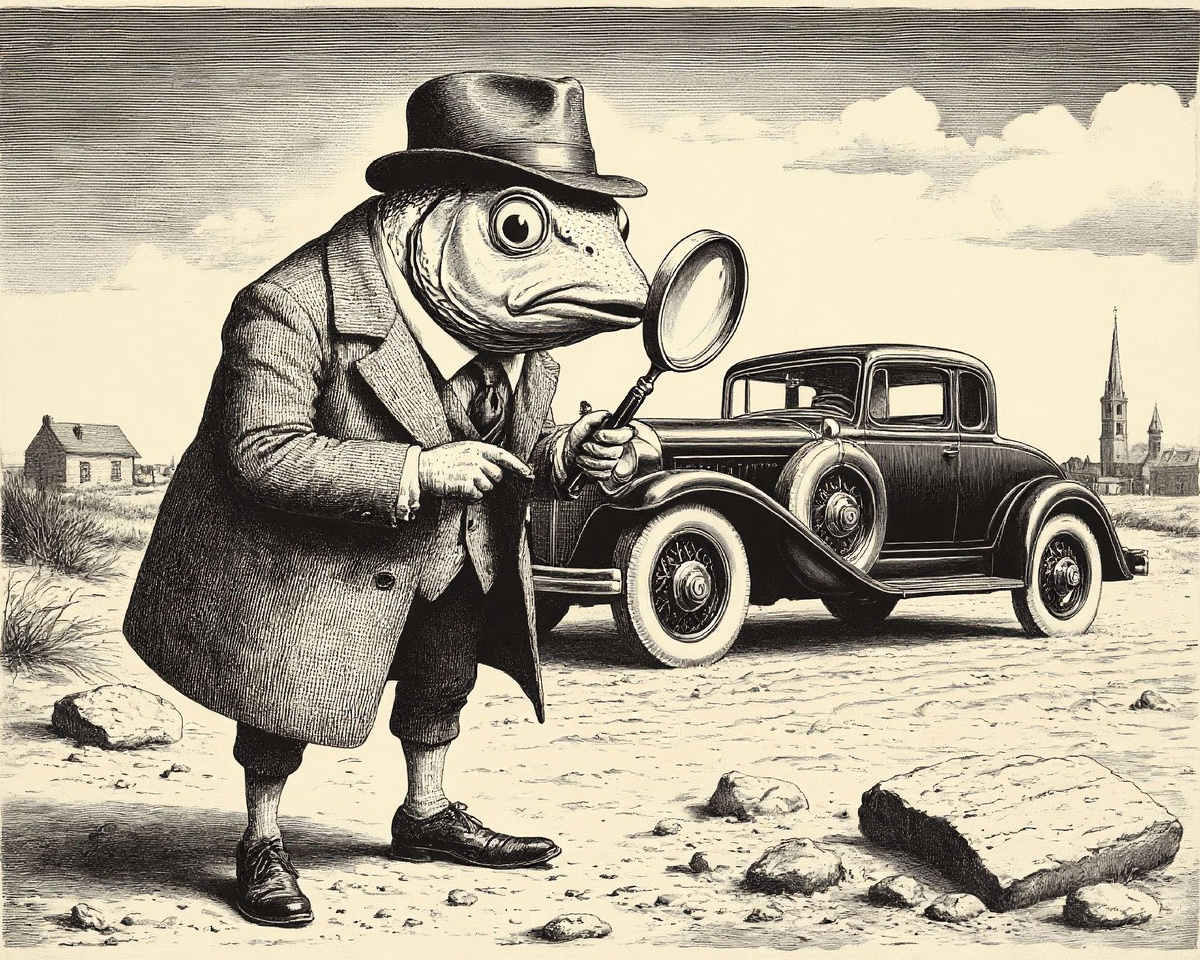 Детектив Рэд Хэрринг находит ложную улику.