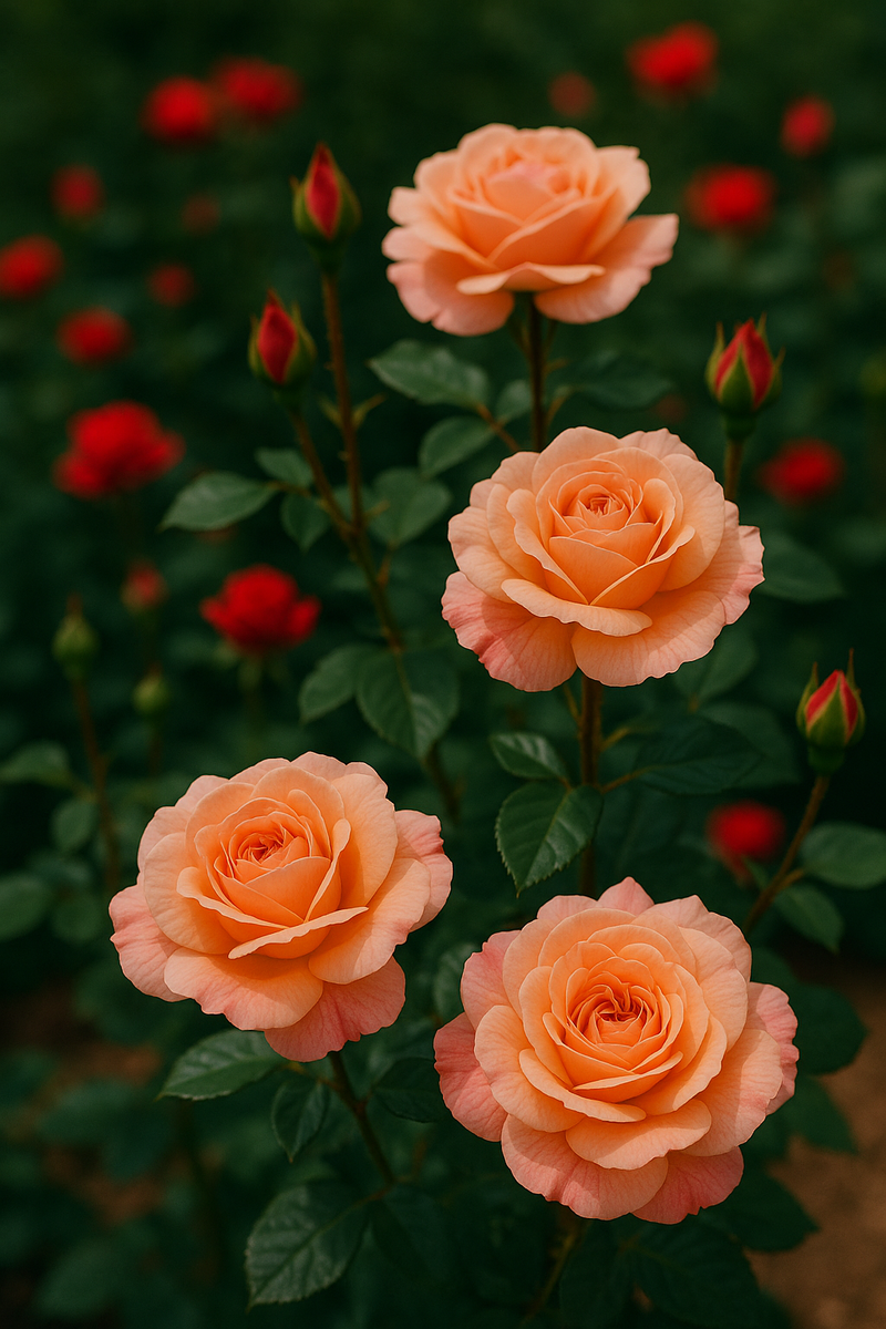 у меня бастуют розы