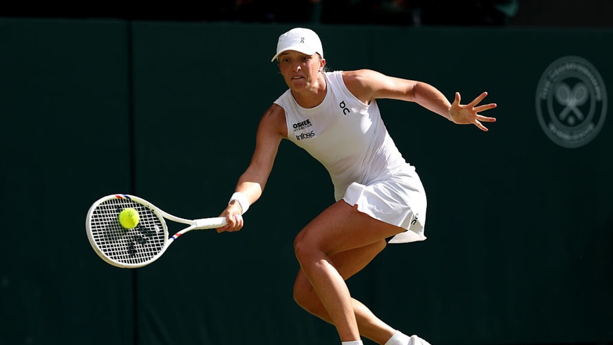 
Фото: 2025 Getty Images
Ига Швентек доказала свою силу на травяном покрытии