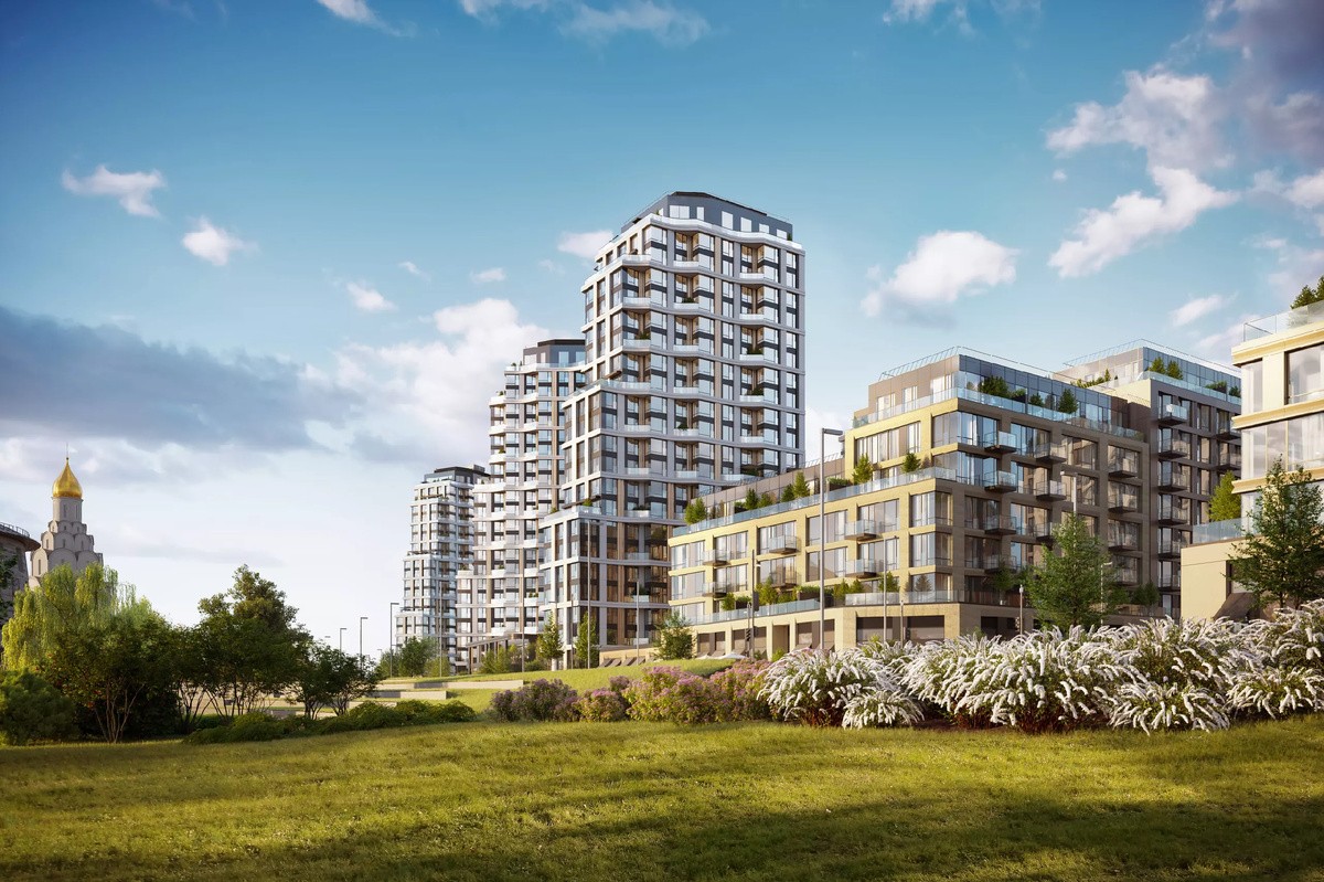 Primavera клубный город на реке. Фото primavera.moscow