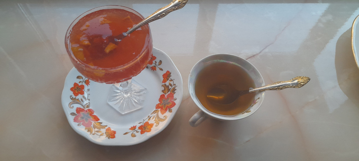 Вкусное варенье из белой смородины с нектарином