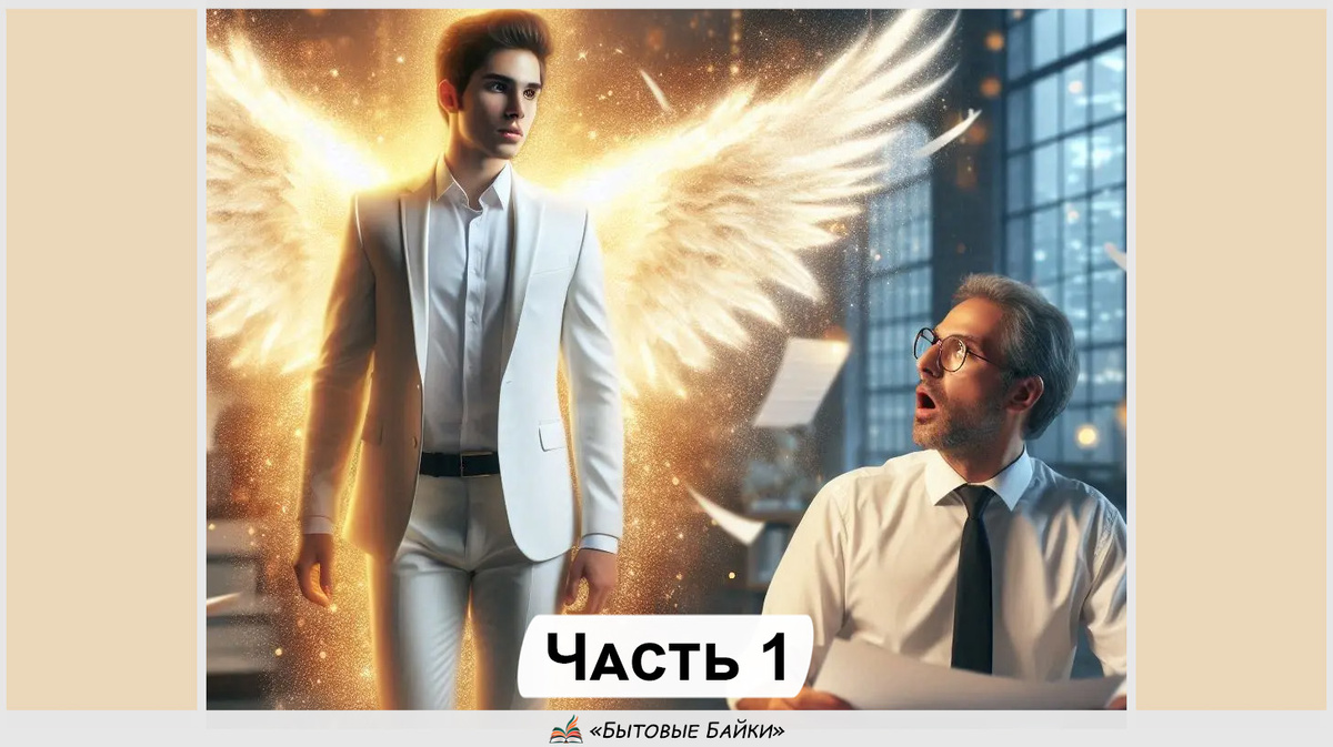Ангел-стажёр в офисе — Часть 1 - Рассказ