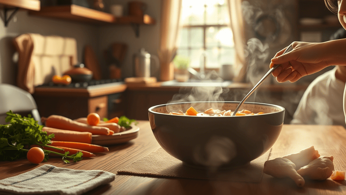    Суп облегчает состояние при простуде и гриппе