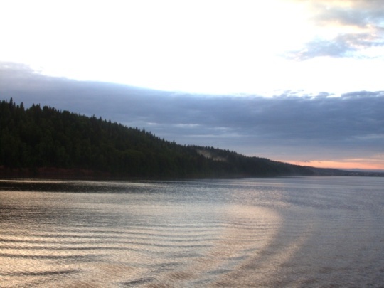 Кама с борта теплохода, 2008 г.