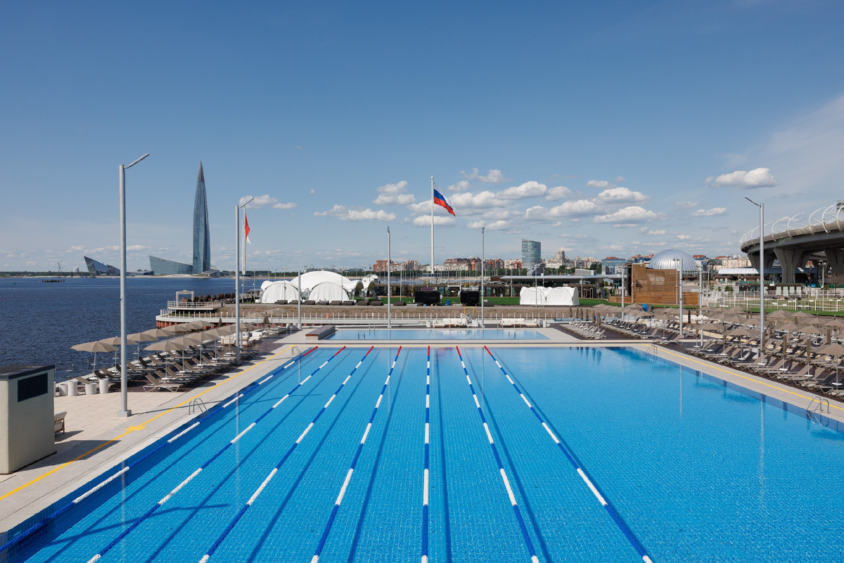 Вид на Лахта Центр