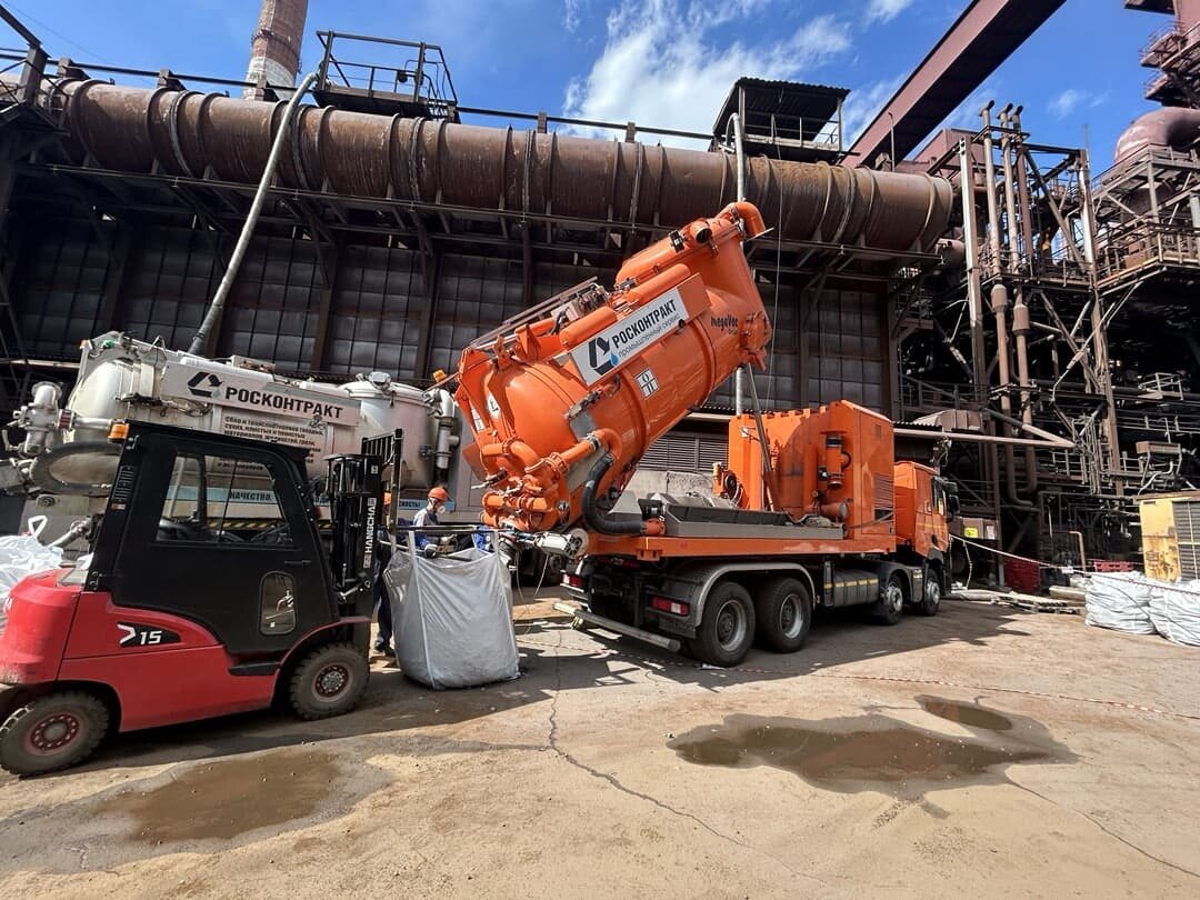 Вакуумный погрузчик