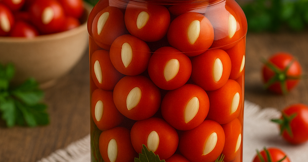 🍅Маринованные помидоры с чесноком, которые съедят первыми: проверенный рецепт на зиму от гречанки!
