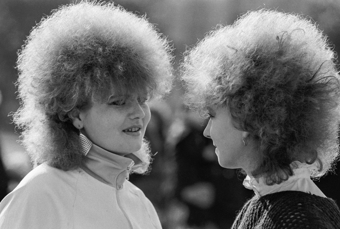 Химическая завивка 1980-х