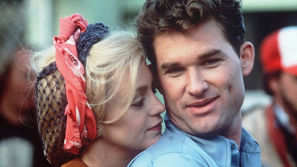 Голди Хоун и Курт Рассел в начале отношений