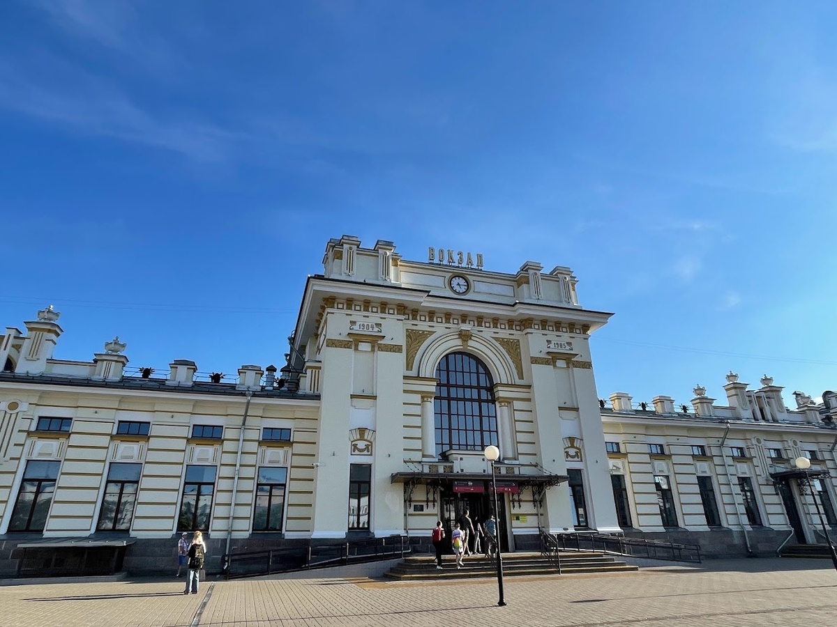 РЖД вокзал в Рыбинске