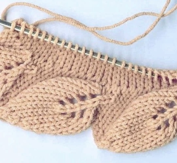 1. Красивая кайма «Листики»