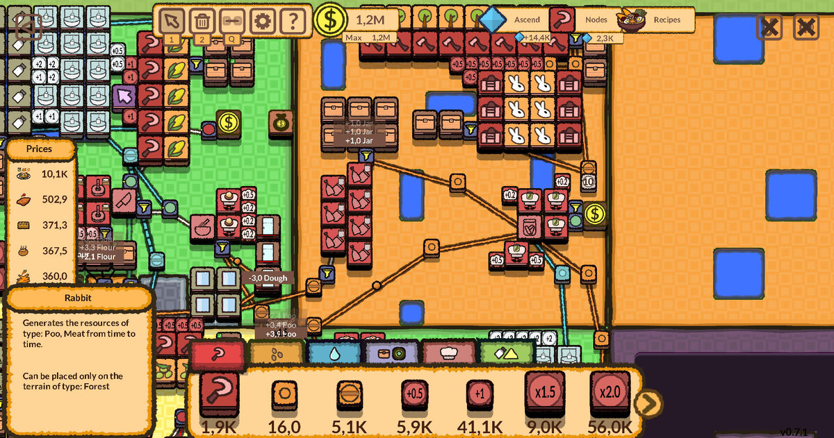    Галерея игры Node Farm