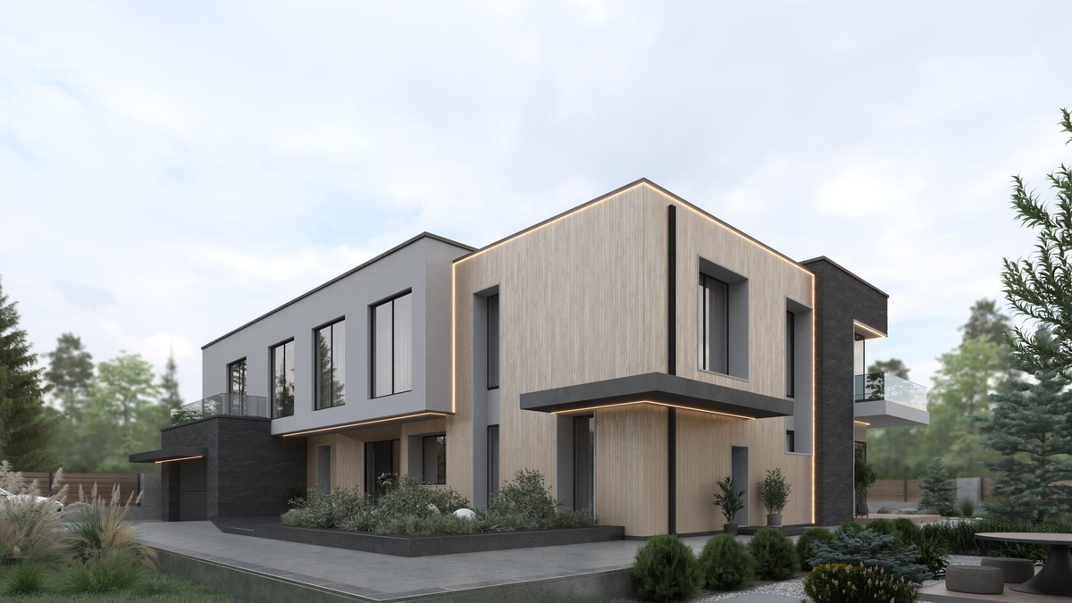 Вилла «Модерн». Проект архитектурно-строительного бюро MYE