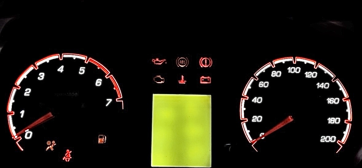 Шкала приборной панели