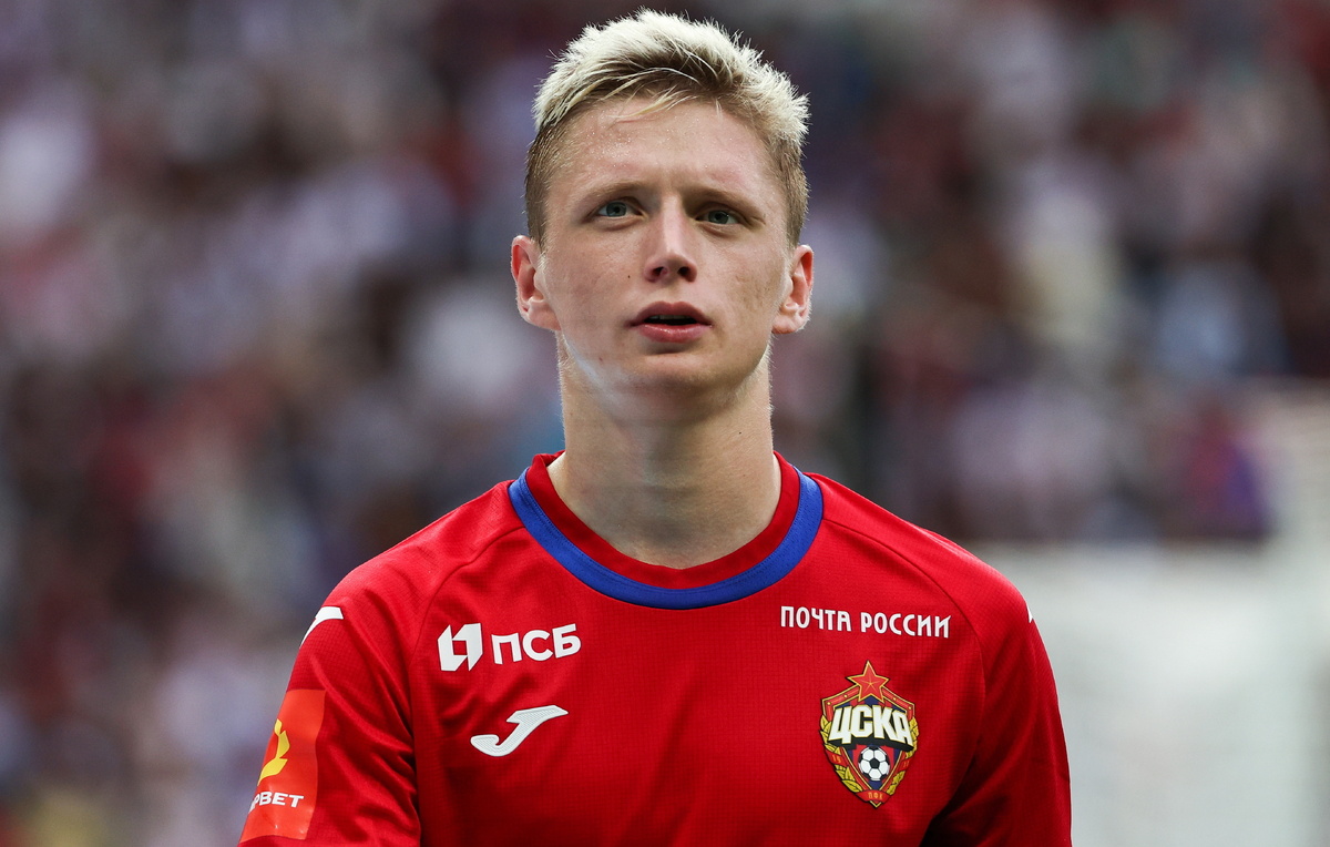    Полузащитник ЦСКА Максим Мухин  Егор Алеев/ТАСС
