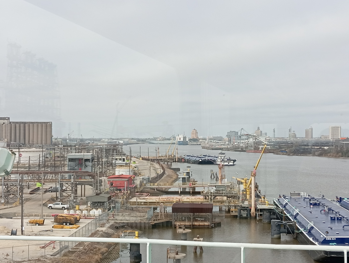 Вид на Бомонт из порта