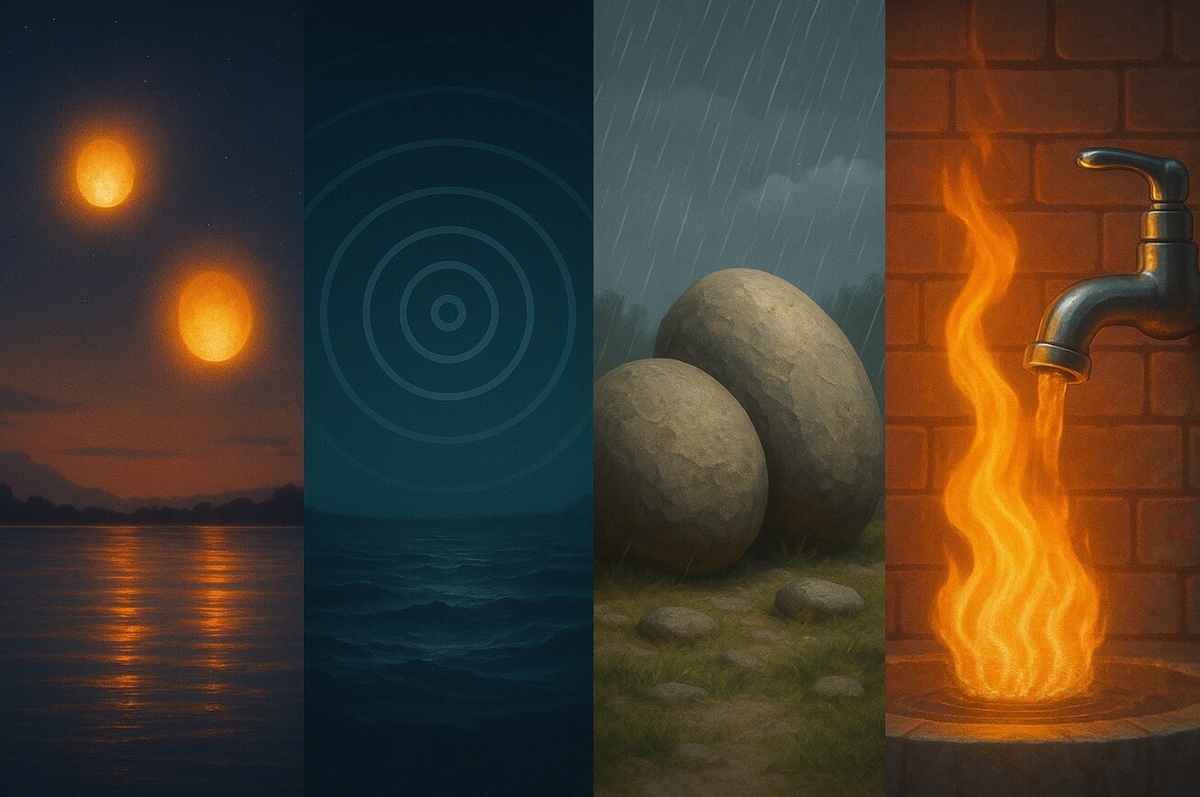    Некоторые природные явления не имеют начного объяснения