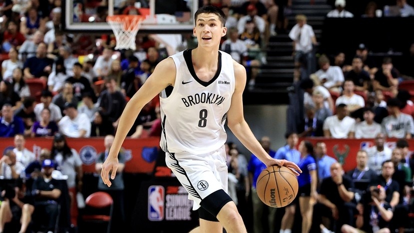     Российский баскетболист «Бруклин Нетс» Егор Дёмин Gettyimages.ru Ethan Miller / Staff