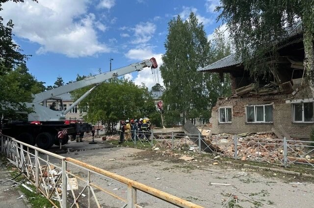    Дом, где произошел взрыв, был построен в 1963 году. Фото: СУ СКР по Новосибирской области