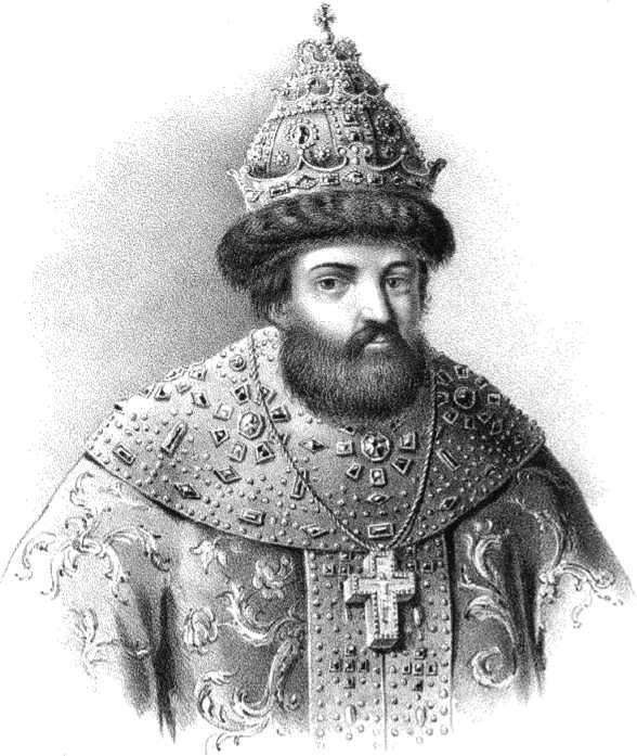 Царь Алексей Михайлович. Литография XIX века