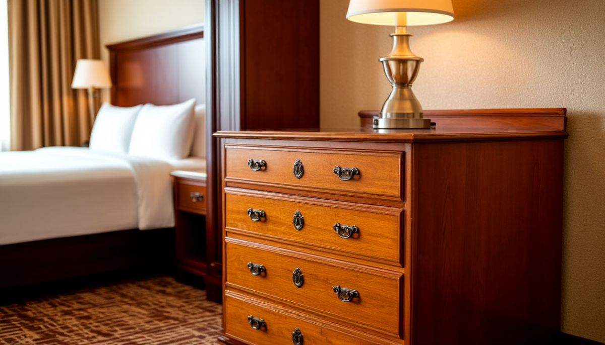 Часто комод берет на себя функции места хранения, обеденного стола и рабочей зоны. Не очень удобно. Кровать тоже как-то не физиологично.