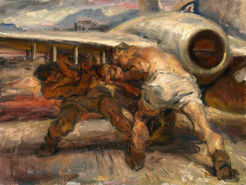 КАРТИНА ХУДОЖНИКА АЙВОРА ГЕНРИ ТОМАСА ХИИЛА / Ivor Henry Thomas Hele / 1912-1993 / Австралия