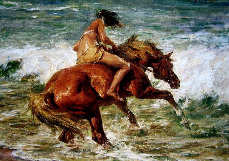 КАРТИНА ХУДОЖНИКА АЙВОРА ГЕНРИ ТОМАСА ХИИЛА / Ivor Henry Thomas Hele / 1912-1993 / Австралия