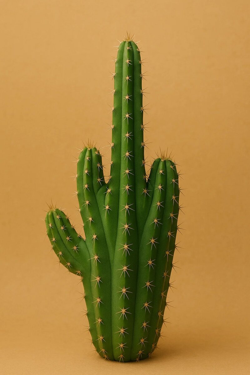 Кактус показывает тебе фак