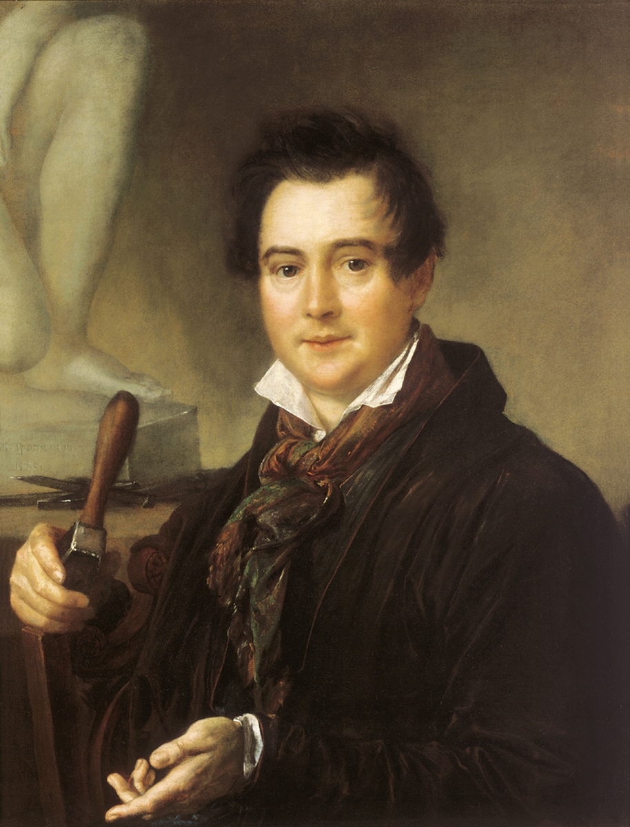 Василий Тропинин. «Портрет скульптора Ивана Витали» (1839)