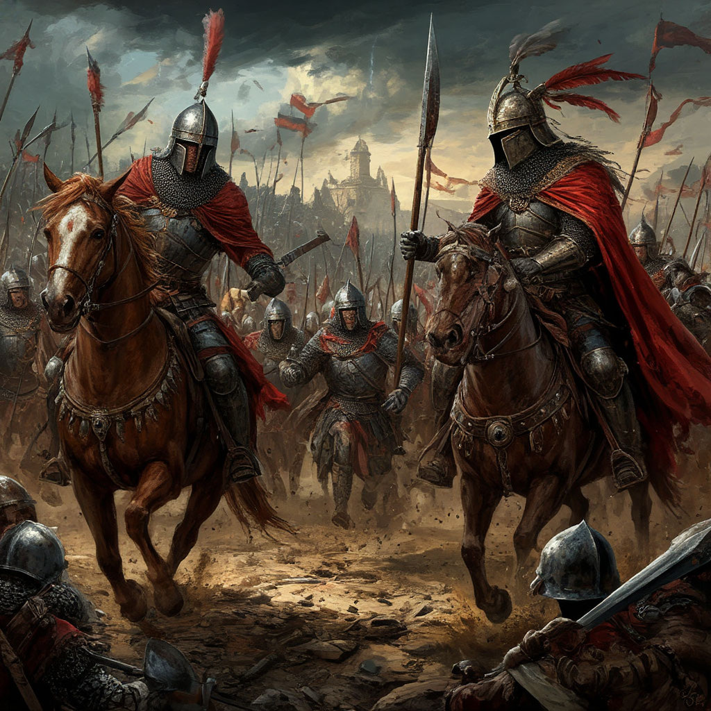 Битва с "Инфоцыганами"!!!! так битву увидел ИИ!!!