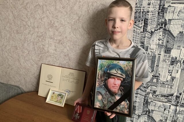    Маленький племянник Ирины Яниной - Юра - гордится своими родственниками-героями. Фото: АиФ-Волгоград/ Ирина МАЛИНА