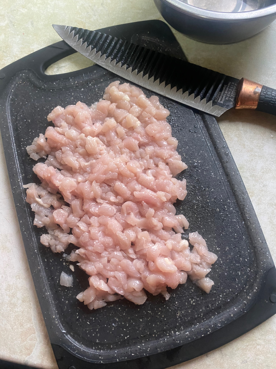 Мелко режим на кубики 