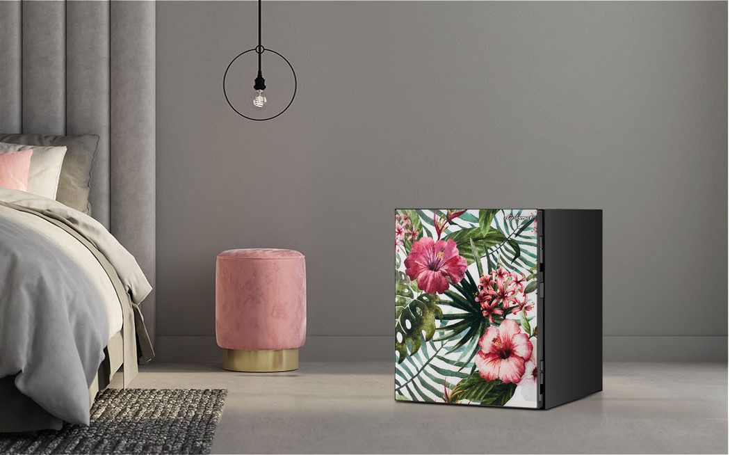 Серия огнестойких премиальных сейфов Diplomat HANA Botanical Art (пластиковая панель с шелкографией)