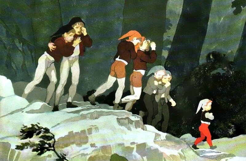 Иллюстрация к сказке «Мальчик-с-пальчик»