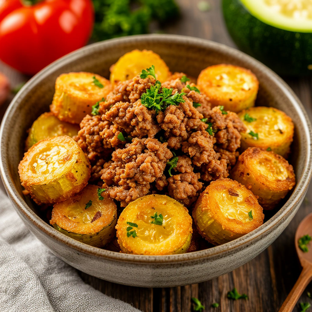 Кабачки с фаршем